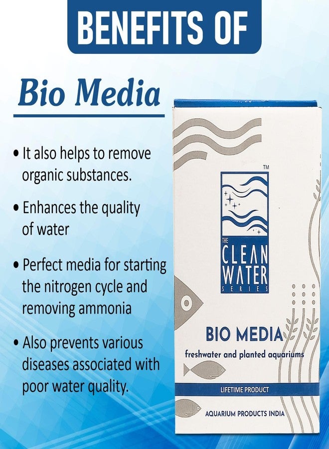 VAYINATO Aquarium Products India (Api) - Bio Media Aquarium Filter Media With Free Water Care 4+ And Net Bag (500G- Suitable For Mini Hang On Cannister Filters) - Image 4